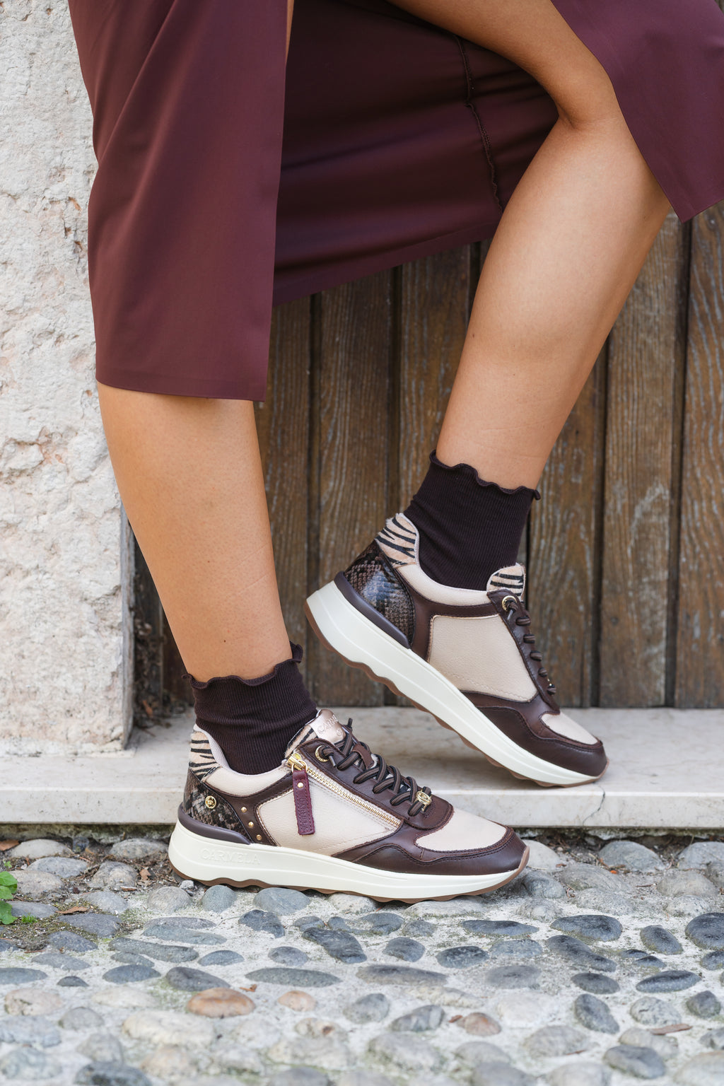 Sneakers in vera pelle - Art. 164221
